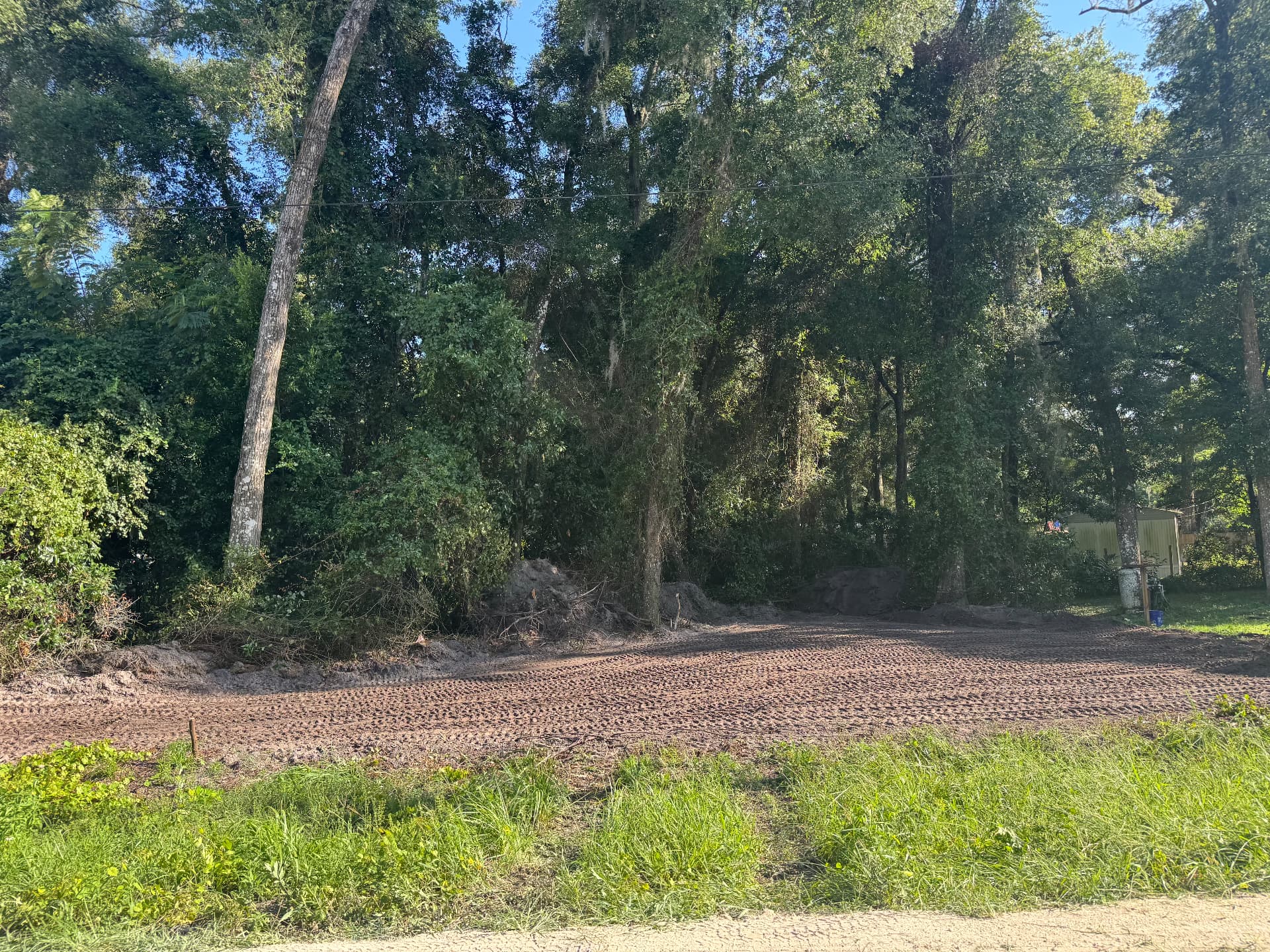After site cleanup & root raking in Marion County, FL